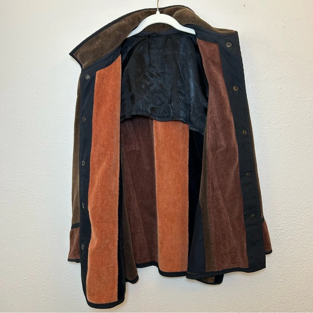 Vintage Annikki Karvinen Cotton Jacket S Hand Made Finland Art To Wear Boho - Picture 11 of 14